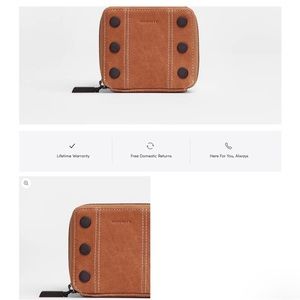 Hammett 5 North Saddle Brown Wallet  NWT